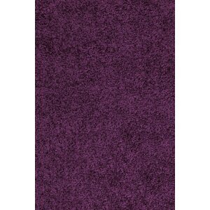 Kusový koberec Life Shaggy 1500 lila (Varianta: Kulatý 80 cm průměr)