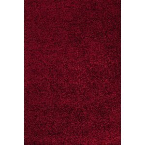 Kusový koberec Life Shaggy 1500 red (Varianta: Kulatý průměr 80 cm)