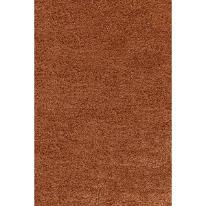 Kusový koberec Life Shaggy 1500 terra (Varianta: Kulatý průměr 80 cm)