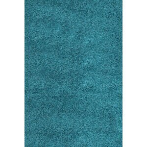 Kusový koberec Life Shaggy 1500 tyrkys (Varianta: Kulatý 80 cm průměr)
