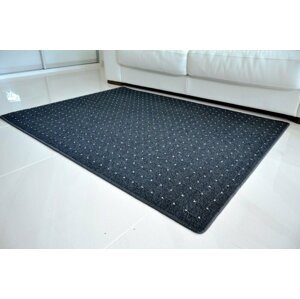 Kusový koberec Udinese antracit (Varianta: Kulatý 80 cm průměr)