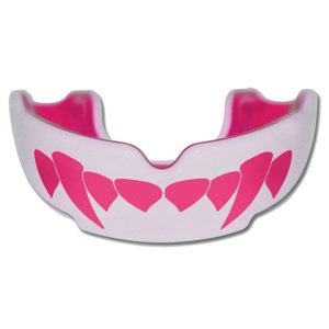 Chránič zubů Safe Jawz Extro Series Fangz Pink (Příchuť: Bez příchuti, Varianta: Senior)
