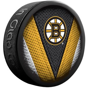 Fanouškovský puk NHL Stitch Blister (1ks) (Tým: Boston Bruins)