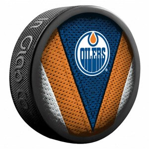 Fanouškovský puk NHL Stitch Blister (1ks) (Tým: Edmonton Oilers)