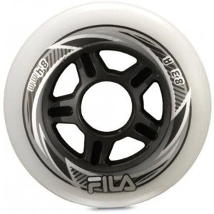 Kolečka Fila Wheels Set White (8ks) (Tvrdost: 83A, Velikost koleček: 84mm)