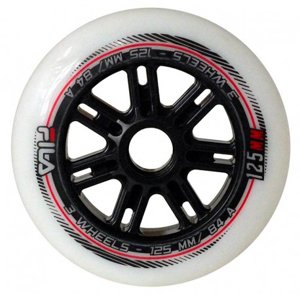 Kolečka Fila Wheels Set White (6ks) (Tvrdost: 84A, Velikost koleček: 125mm)