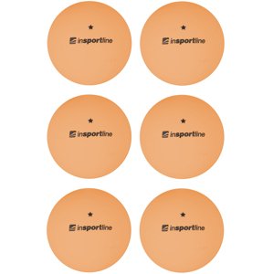 Pingpongové míčky inSPORTline Elisenda S1 6ks (Barva: bílá)
