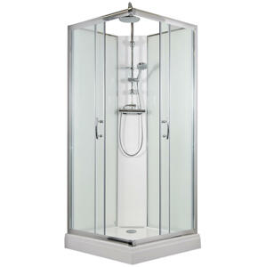 SMARAGD 90 x 90 cm - Termo sprchový box model 6 čiré sklo