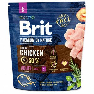 Krmivo Brit Premium by Nature Adult S 1kg