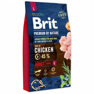 Krmivo Brit Premium by Nature Adult L 8kg