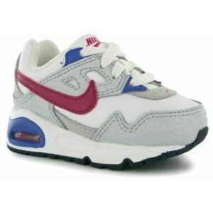 Nike - Air Max Skyline Infant Leather Trainers – White/Fchs/Plat - C5