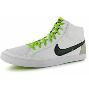 Nike - Capri 3 Mid Leather Mens Hi Tops – White/Black/Vlt - 7