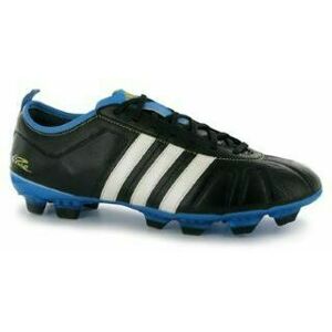 Adidas adiPure IV TRX FG Mens Football Boots – Black/White/Blue - velikost 12