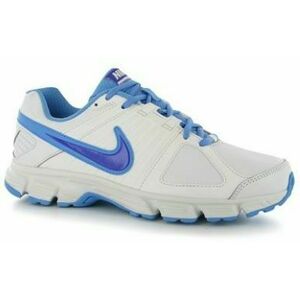 Nike - Downshifter 5 Leather Ladies Running Shoes – White/Blue - 5(38,5)