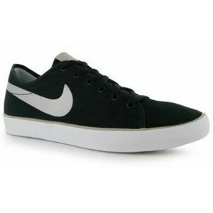 Nike - Primo Canvas Ladies Trainers – Black/Silver - 5