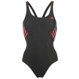 Adidas - 3S Swimsuit Ladies – Black/Vivberry - 10(32)