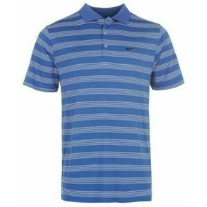 Nike - Tech Stripe Golf Polo Shirt Mens – Royal - XL