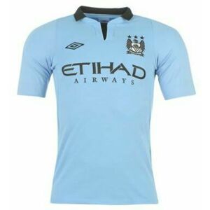 Umbro - Manchester City Home Shirt 2012 2013 – Sky - velikost 34