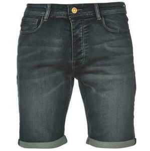 Firetrap - Blackseal Denim Jog Shorts Mens – Denim Blue - XL