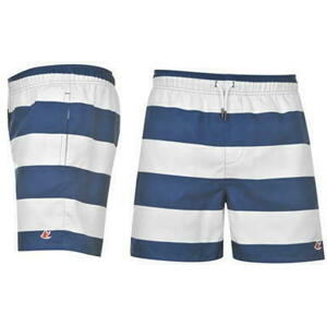 SoulCal - Stripe Swim Shorts Mens – Brt Blue/White - S