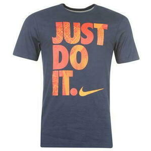 Nike - Just Do It T Shirt – Navy - 7 - 8 let (SB) dětské
