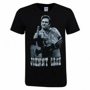 Official - Johnny Cash T Shirt – Finger Salute - M