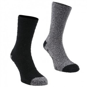 Mega Value Mens Two Pack Cosy Socks - 6-11 UK