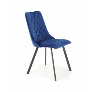 Kovová židle K450, modrá