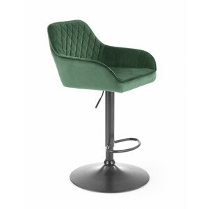 Barový židle H103, tmavě zelená