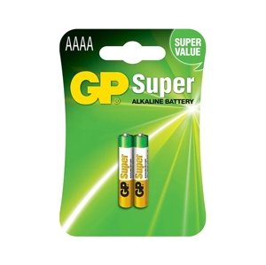 Baterie GP Super Alkaline 25A, (AAAA, LR61, LR8D425), 2ks
