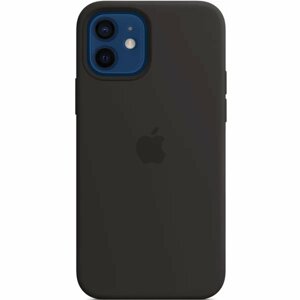 Kryt Apple silikonový s MagSafe, pro iPhone 12/12 Pro, černý