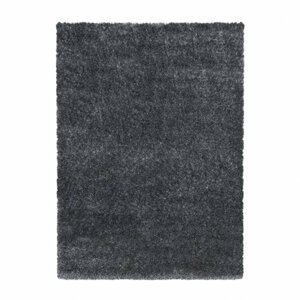 Kusový koberec Brilliant shaggy 4200 grey (Varianta: Kruh průměr 200 cm)