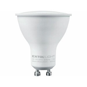 žárovka LED reflektorová, 510lm, 7W, GU10, teplá bílá