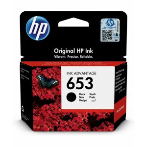 Inkoust HP Ink No 653 černý, 3YM75AE