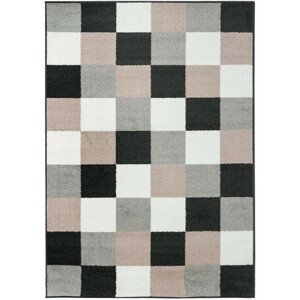 Oriental Weavers International Kusový koberec LOTTO 923/HR5X, Růžová, Vícebarevné (Rozměr: 133 x 190 cm)