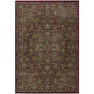 Oriental Weavers International Kusový koberec RAZIA 180/ET2R, Červená, Vícebarevné (Rozměr: 200 x 285 cm)