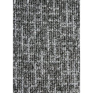 BETAP Tufting Steénwijk BV Metrážový koberec NOVELLE 79, šíře role 400 cm, Černá, role 4m
