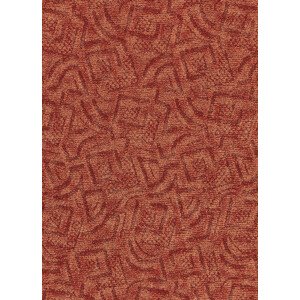 Division PA Metrážový koberec BELLA/ MARBELLA 64, šíře role 400 cm, Červená (Šířka role: 5 m)