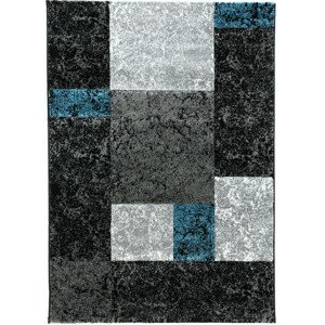 Ayyildiz Hali GmbH Kusový koberec HAWAII 1330 Turkis, Šedá, Vícebarevné (Rozměr: 160 x 230 cm)