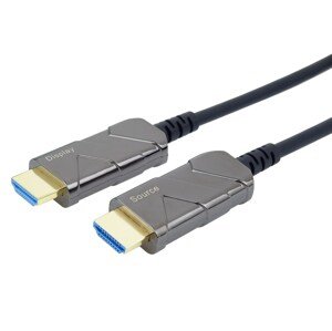 Kabel Ultra High Speed HDMI 2.1 optický fiber 8K@60Hz,zlacené konektory, 50 m