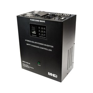 Hybridní solární měnič MHPower MSKD-3500-48 UPS, 3500W, čistý sinus, 48V, solární regulátor MPPT