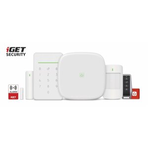 Alarm iGET SECURITY M5-4G Premium Inteligentní zabezpečovací systém 4G LTE/WiFi/Ethernet/GSM, set
