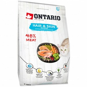 Krmivo Ontario Cat Hair & Skin 2kg