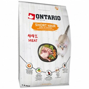 Krmivo Ontario Cat Shorthair 6,5kg