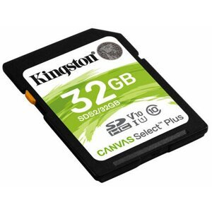 Paměťová karta Kingston SDHC Canvas Select Plus 32 GB U1 V10 CL10 100 MB/s