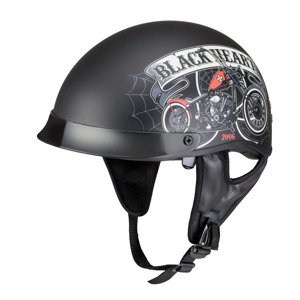 Moto přilba W-TEC Black Heart Rednut (Velikost: L (59-60), Barva: Motorcycle/Matt Black)