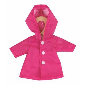 Hračka Bigjigs Toys Růžový kabátek pro panenku 28 cm