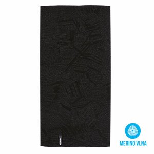 Multifunkční merino šátek Merbufe černá