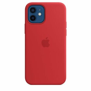 Kryt Apple silikonový MagSafe pro iPhone 12, (PRODUCT)RED
