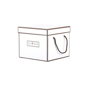 Flower box, papírový obal, šedivá barva, cena za kus SF35176